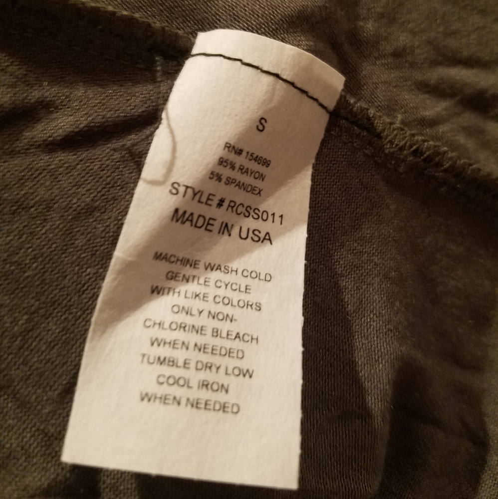 Olive Wrap Dress - Picture 8 of 8